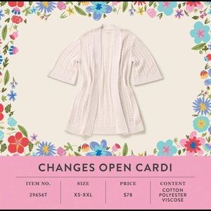 Matilda Jane Changes open cardi